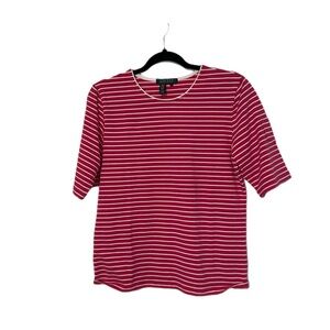 Ralph Lauren Red 3/4 Sleeve Boxy Tee
